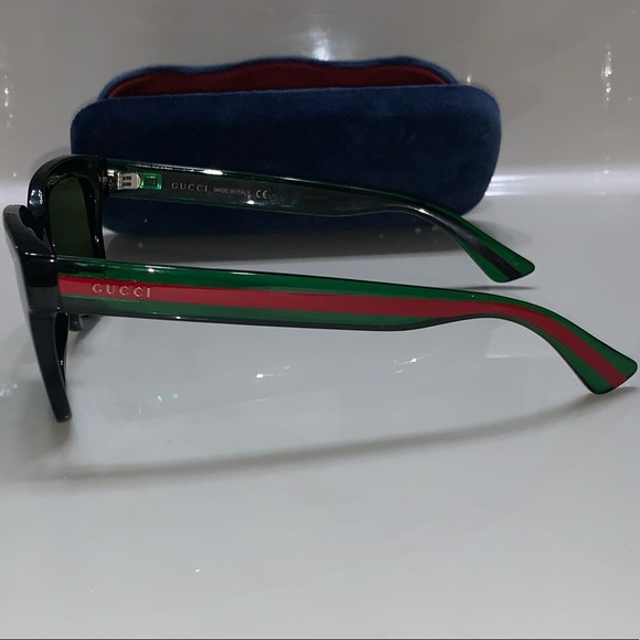 Arctic historie sagsøger Gucci | Accessories | Womens Gucci Sunglasses Red And Green Stripes |  Poshmark